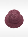 Gorro Bucket Estampado Efecto Rafia
