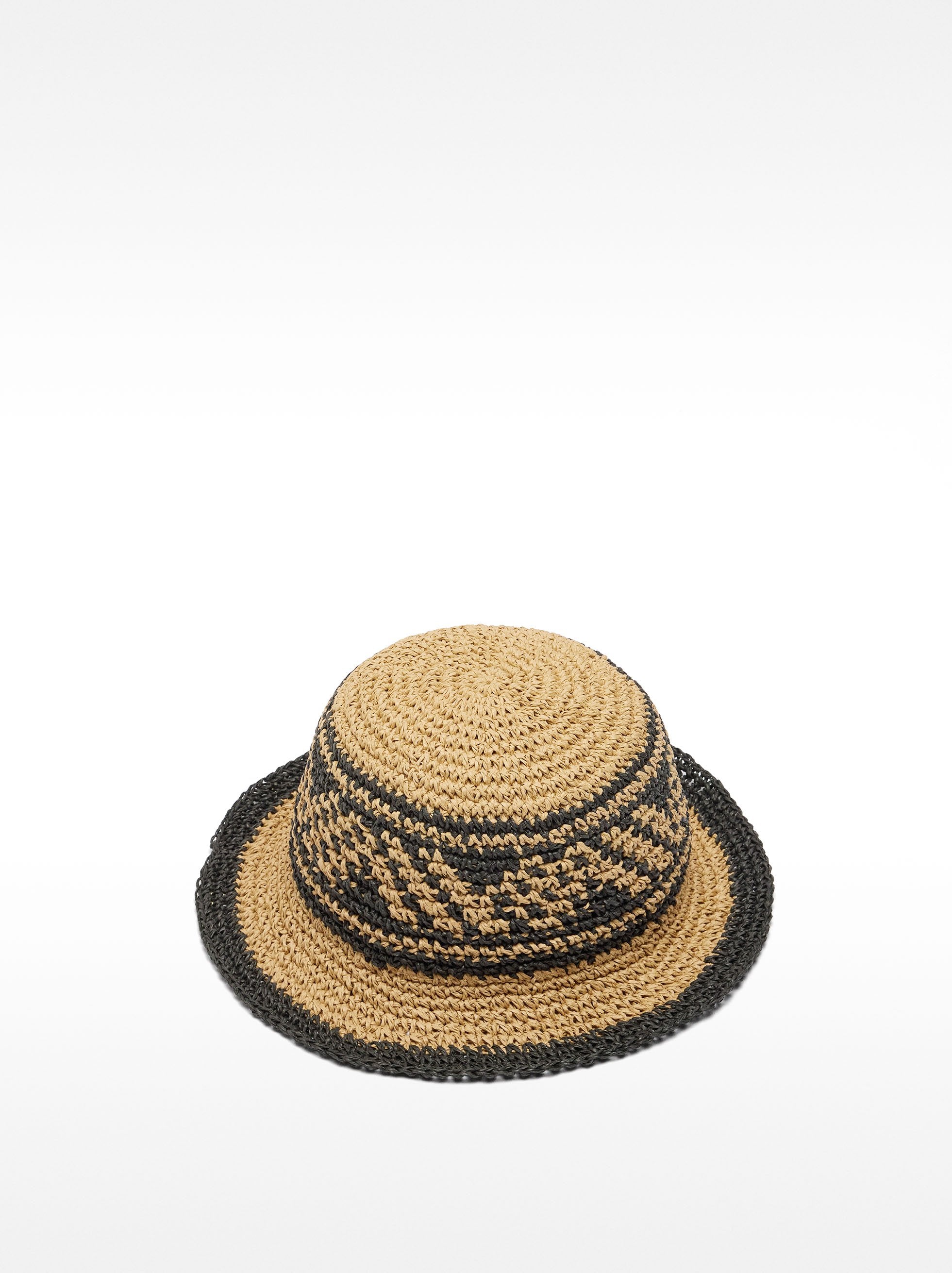 Sombrero Efecto Rafia