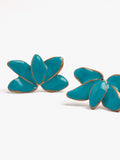 Pendientes Con Media Flor