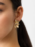 Pendientes Dorados Flor