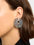 Pendientes Redondos De Cristales