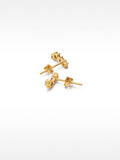 Pendientes Con Cristales - Plata De Ley 925