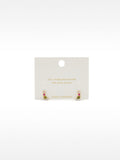 Pendientes Con Cristales - Plata De Ley 925