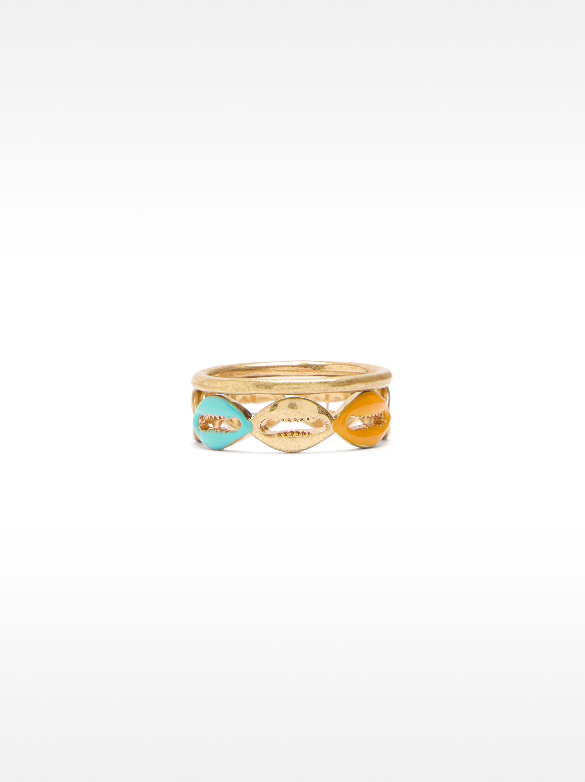 Set De Anillos Esmaltado