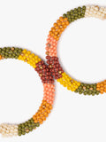Aros Con Cuentas Multicolor