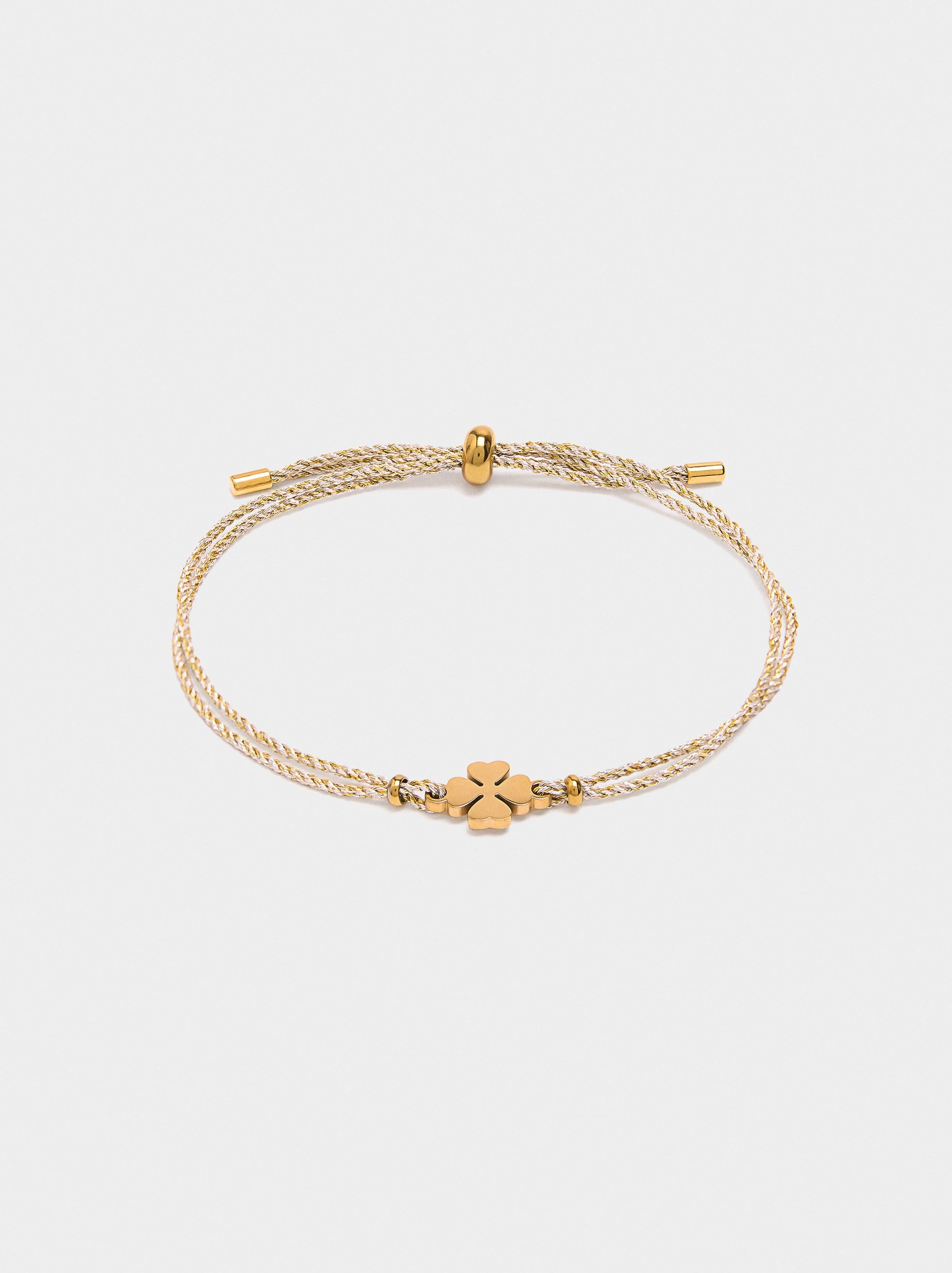 Pulsera Ajustable Con Charm - Acero Inoxidable