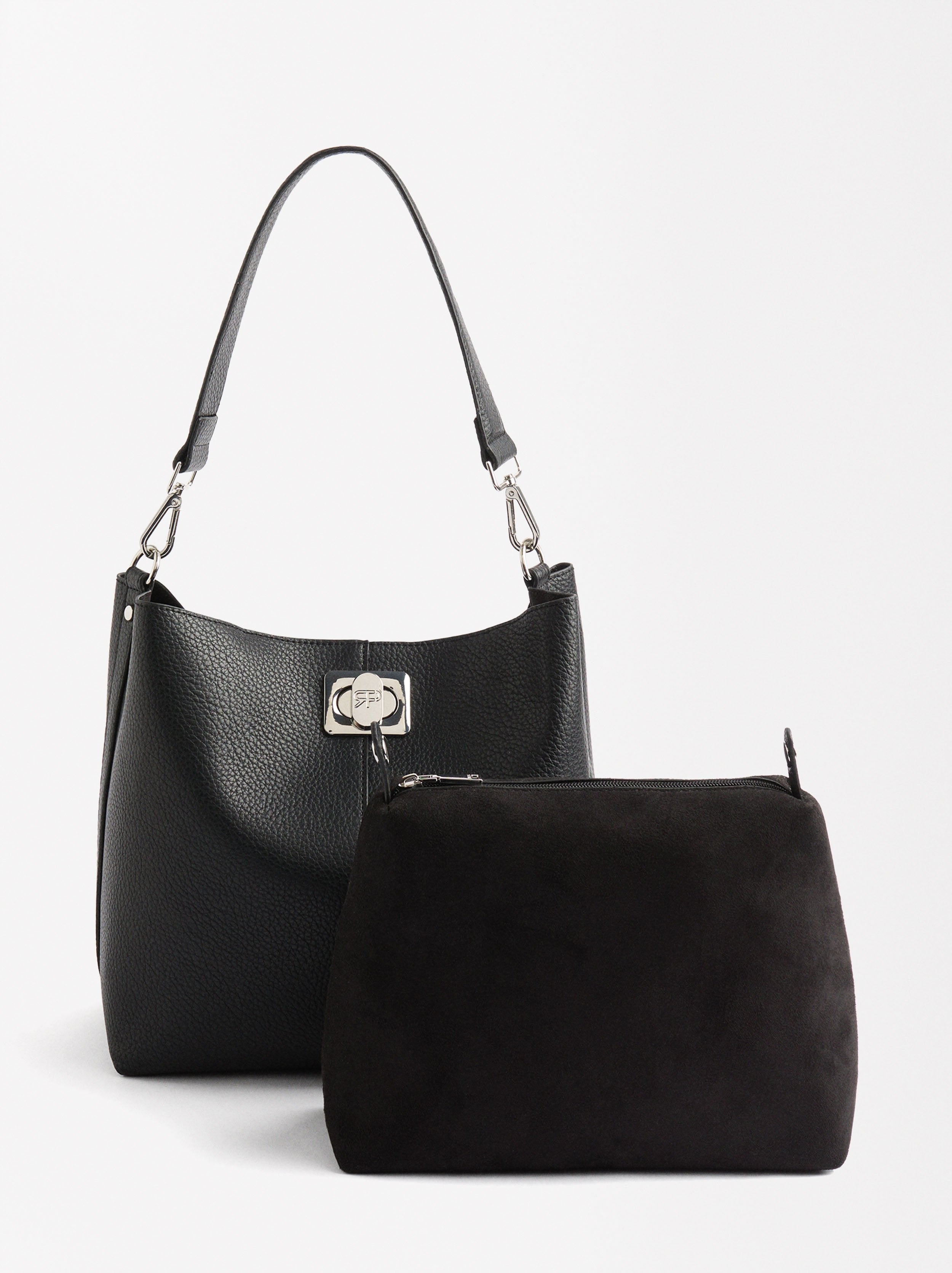 Bolso De Hombro Con Bolsa Extraíble