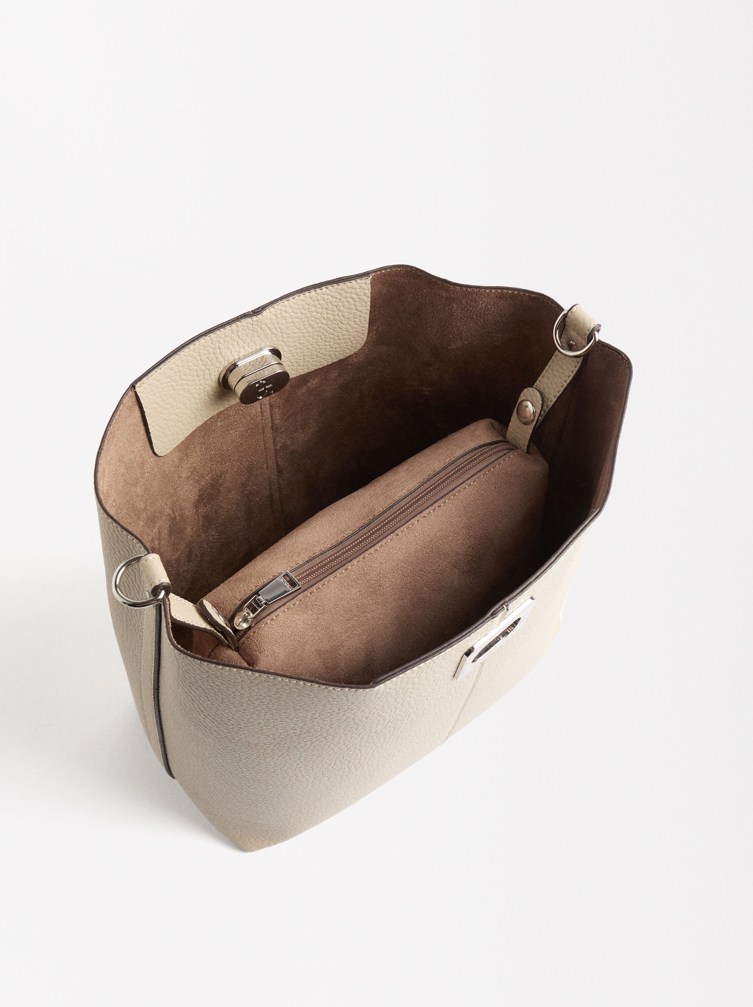 Bolso De Hombro Con Bolsa Extraíble