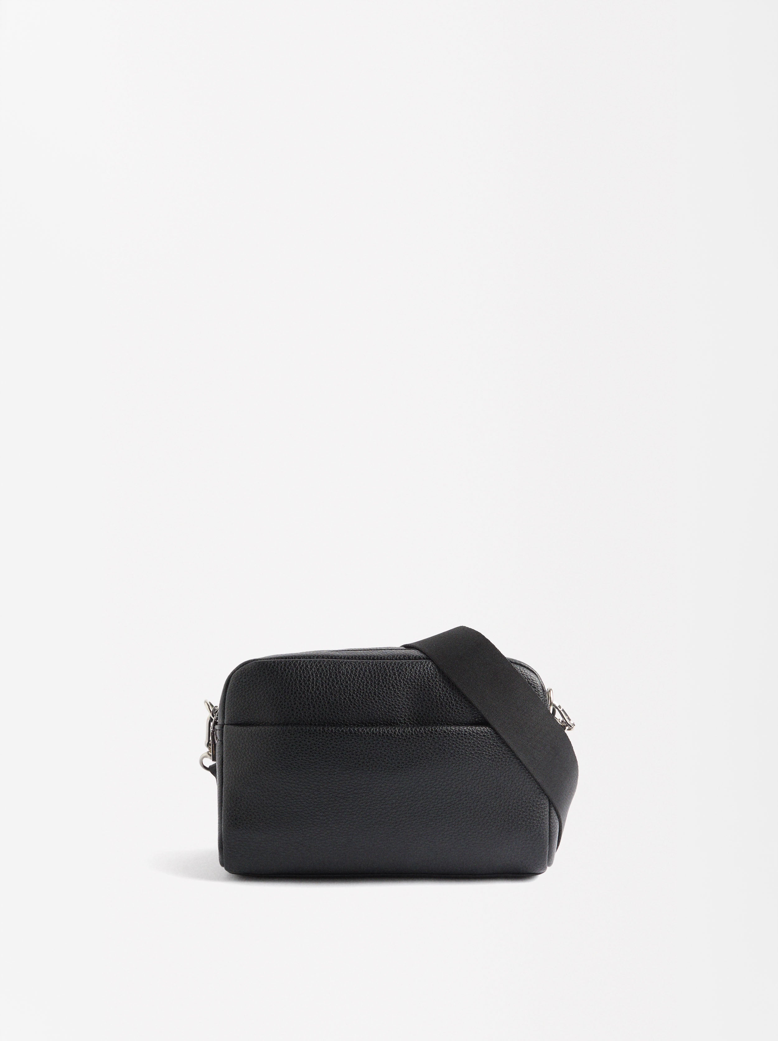 Bolso Bandolera Con Cierre Doble