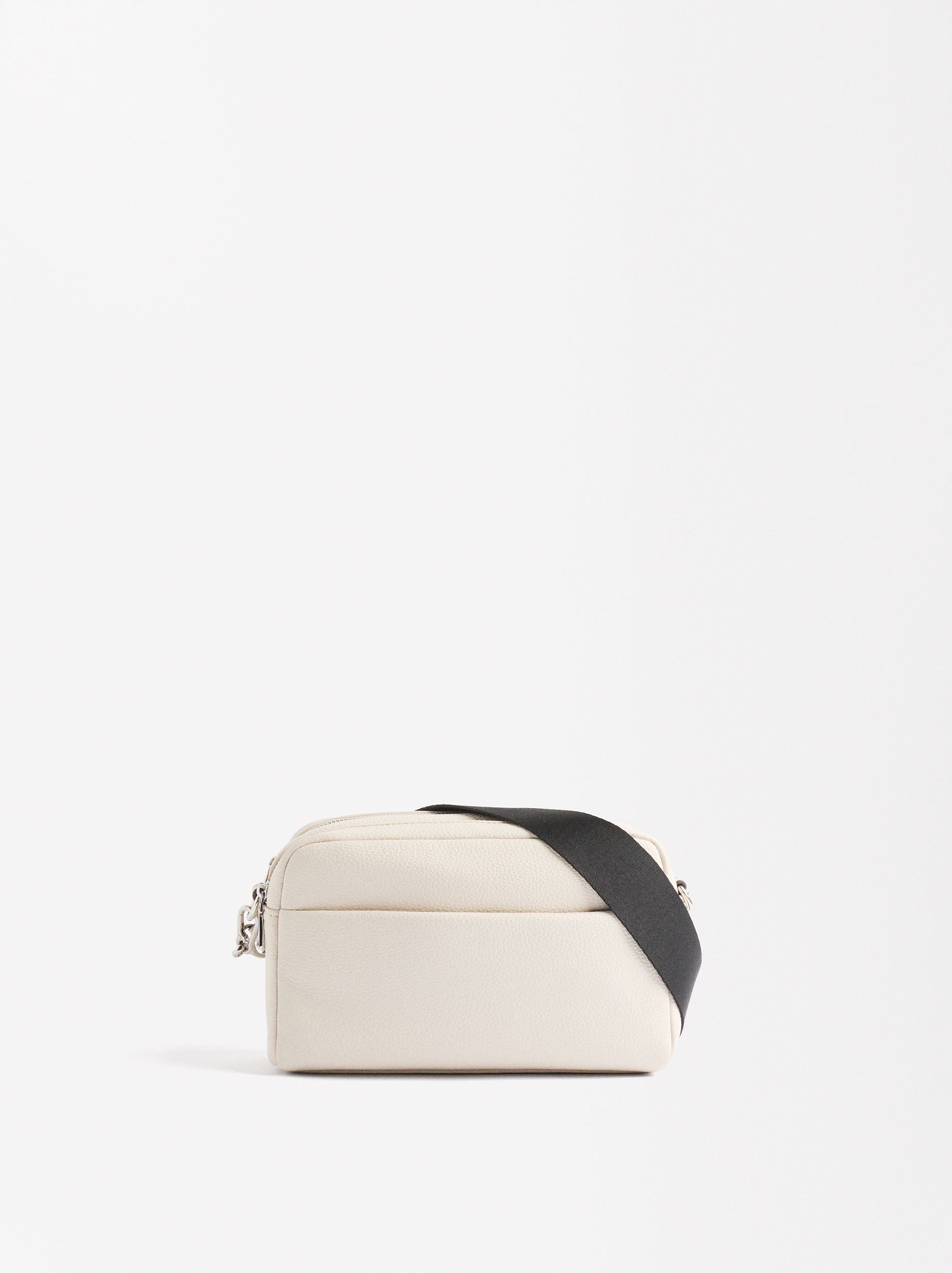Bolso Bandolera Con Cierre Doble