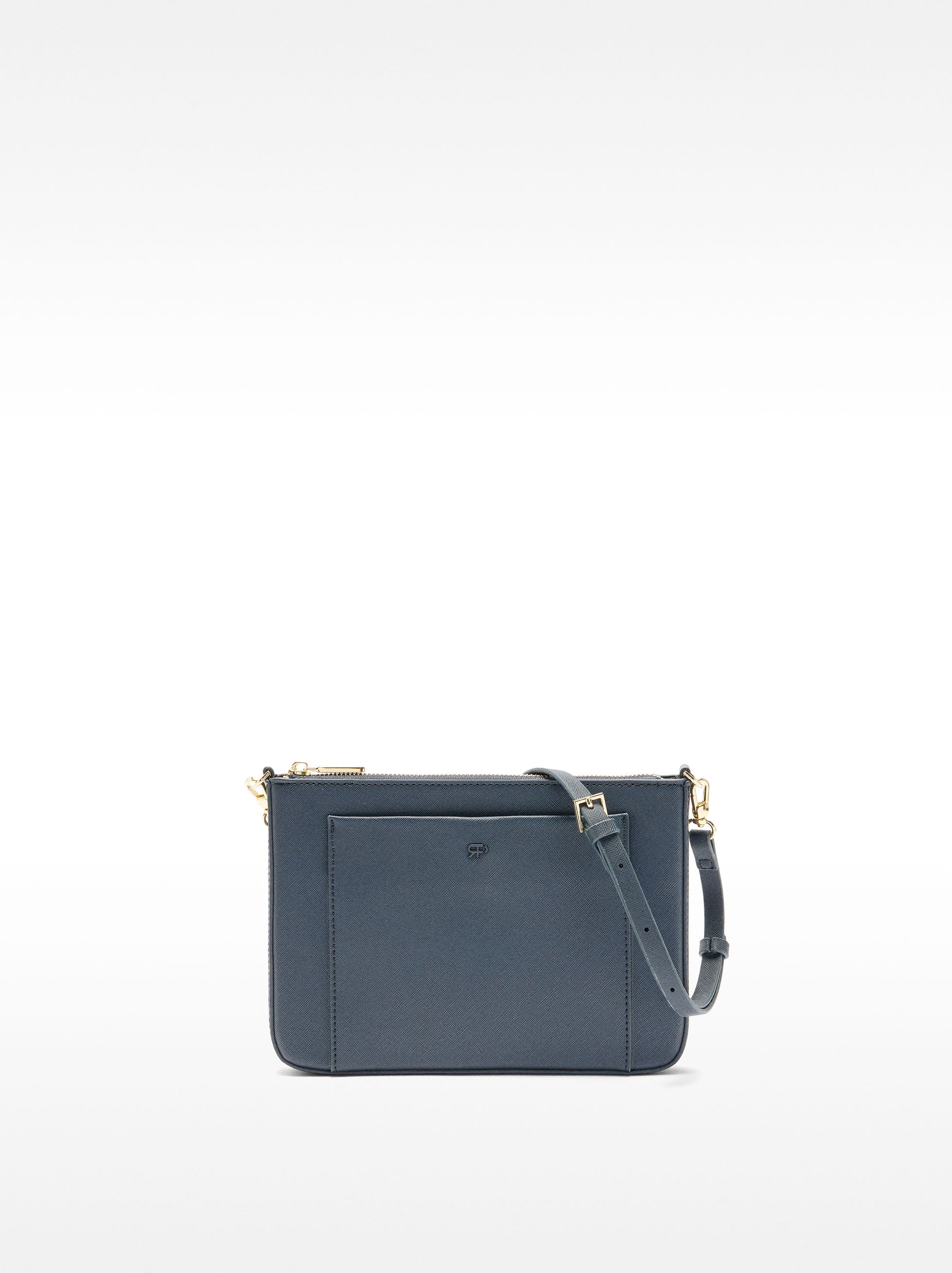 Bolso Bandolera Básico Con Textura