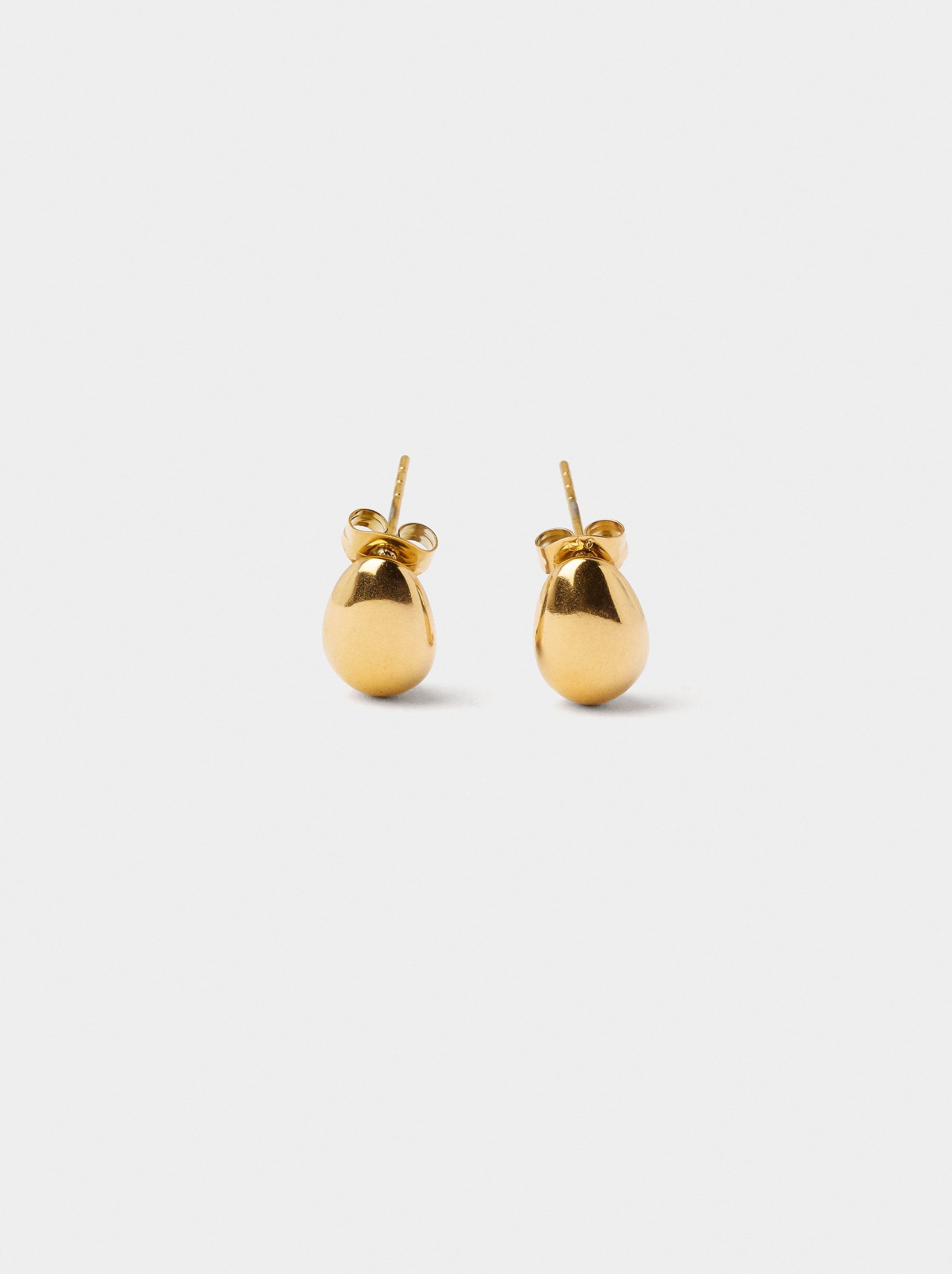 Pendientes Ovalados - Acero Inoxidable