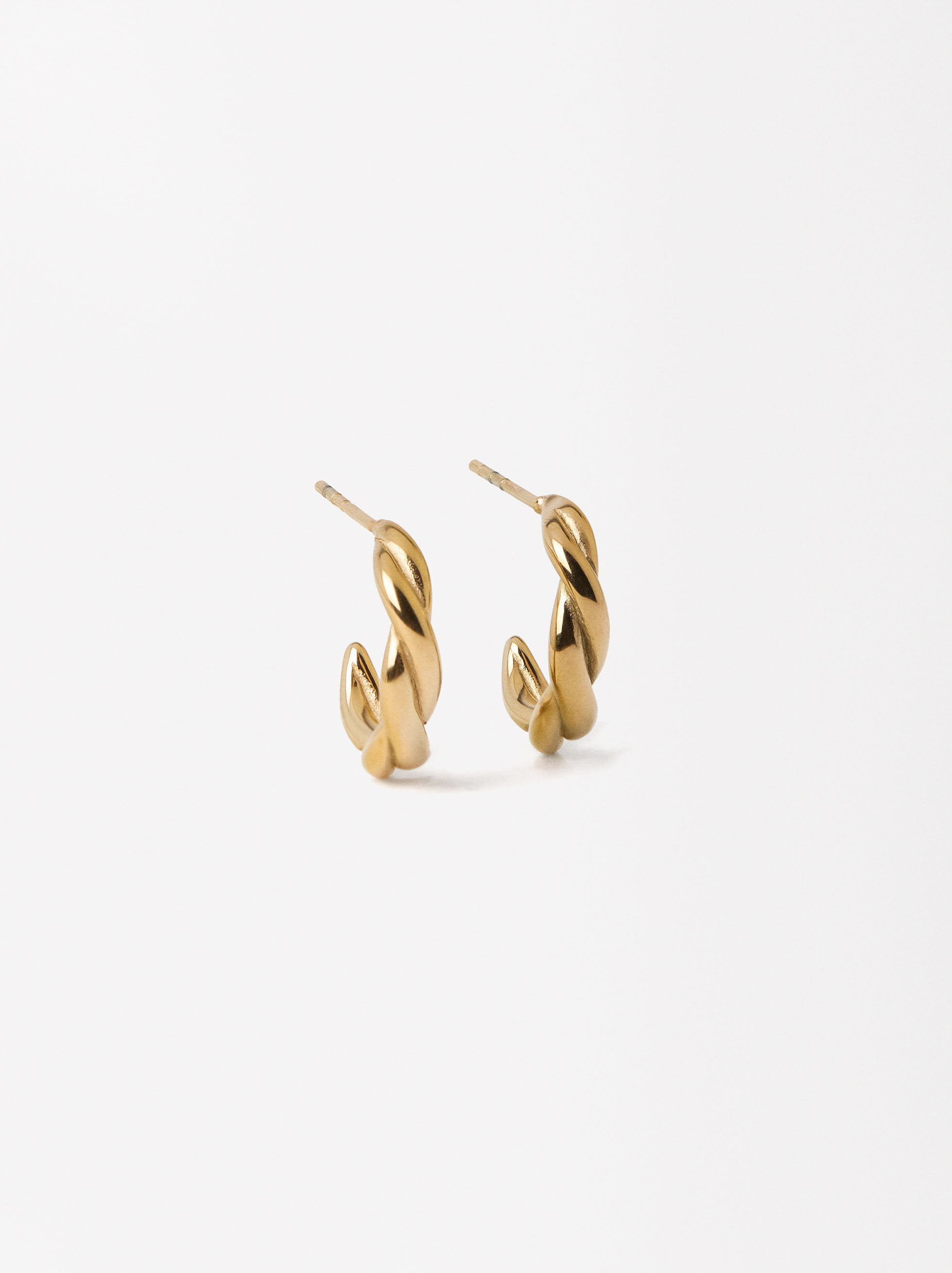 Aros Dorados -  Acero Inoxidable