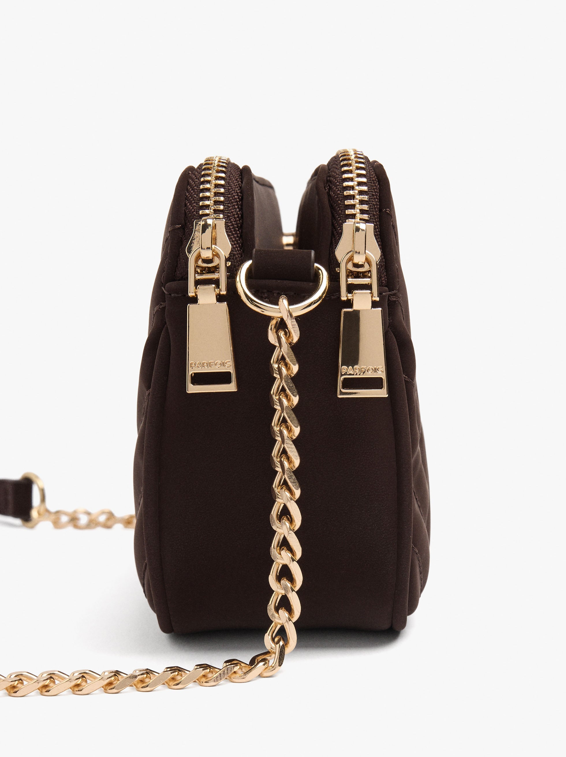 Bolso Acolchada Con Cadena
