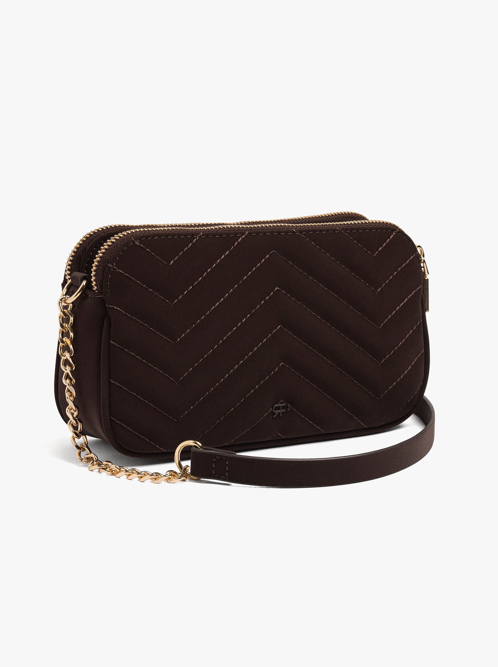 Bolso Acolchada Con Cadena