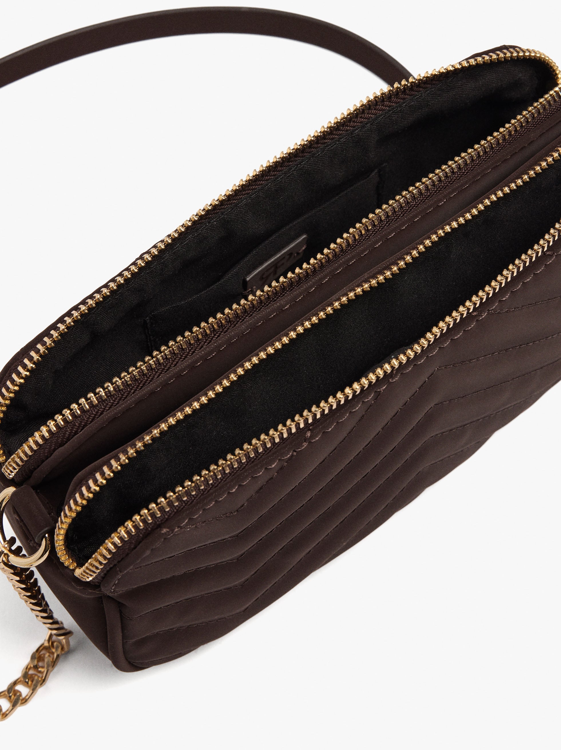 Bolso Acolchada Con Cadena