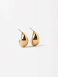 Pendientes De Aro Relieve - Acero Inoxidable