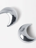 Pendientes De Aro Relieve - Acero Inoxidable