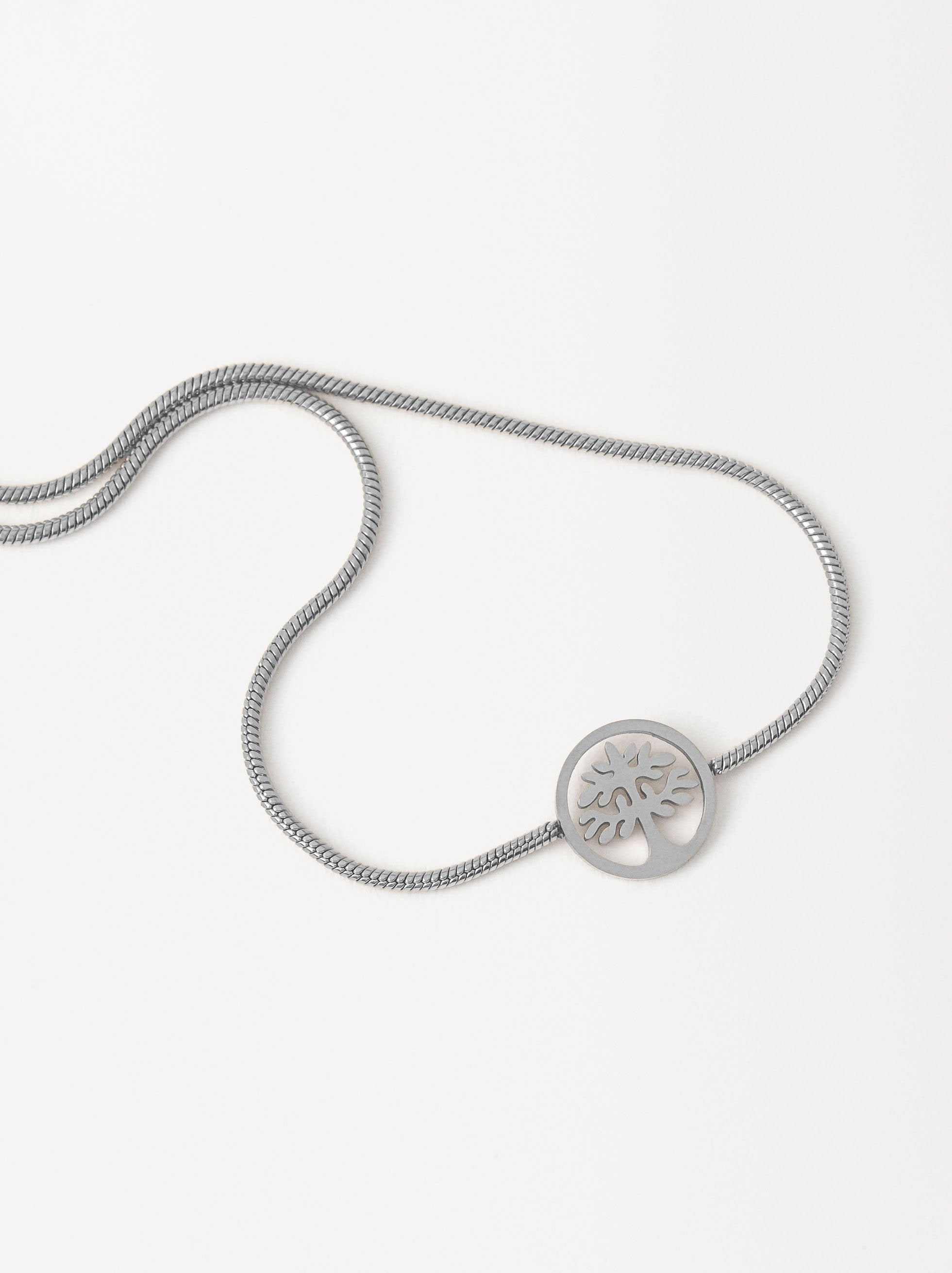 Pulsera Ajustable Árbol - Acero Inoxidable