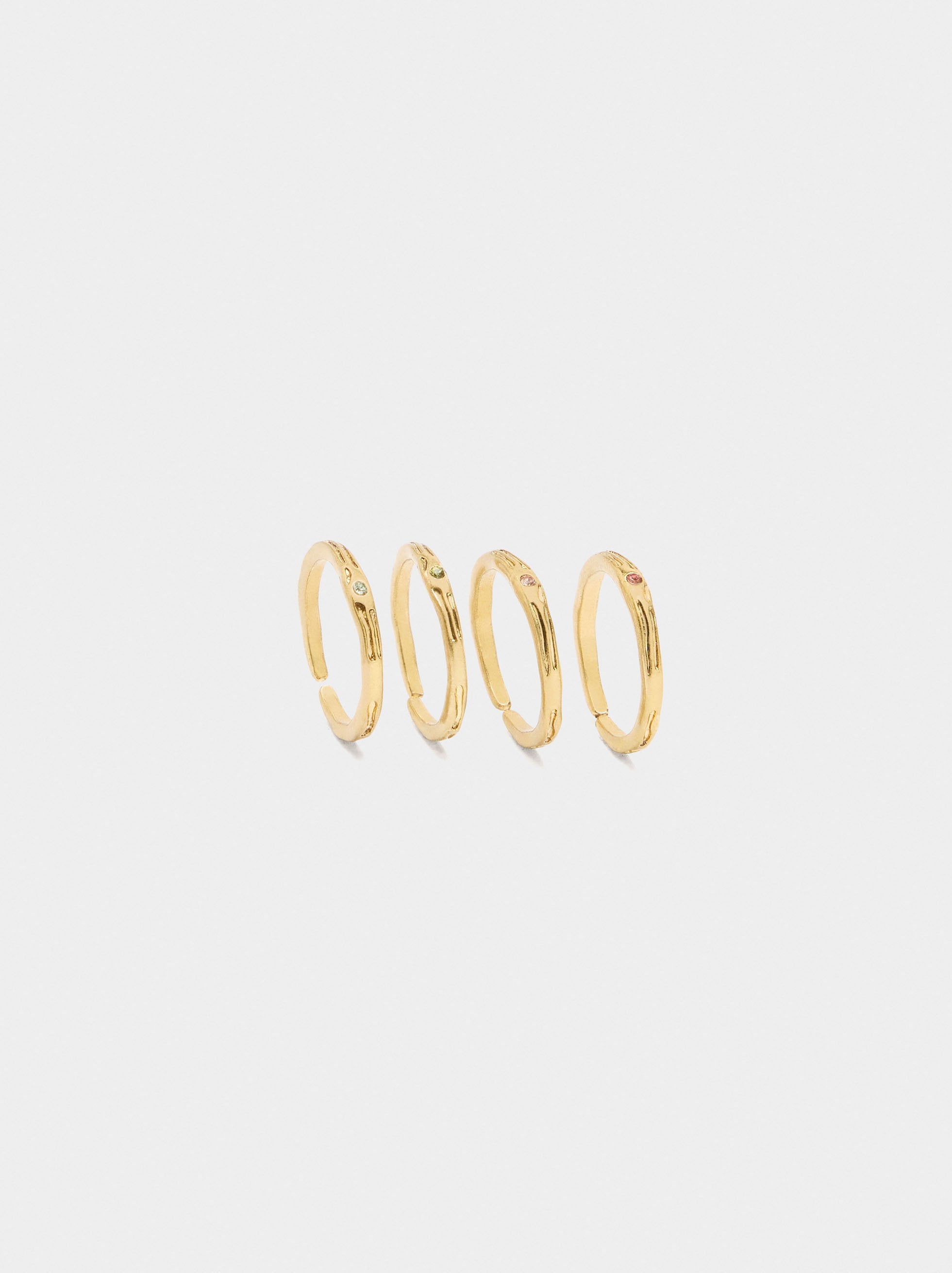 Set De Anillos Abiertos