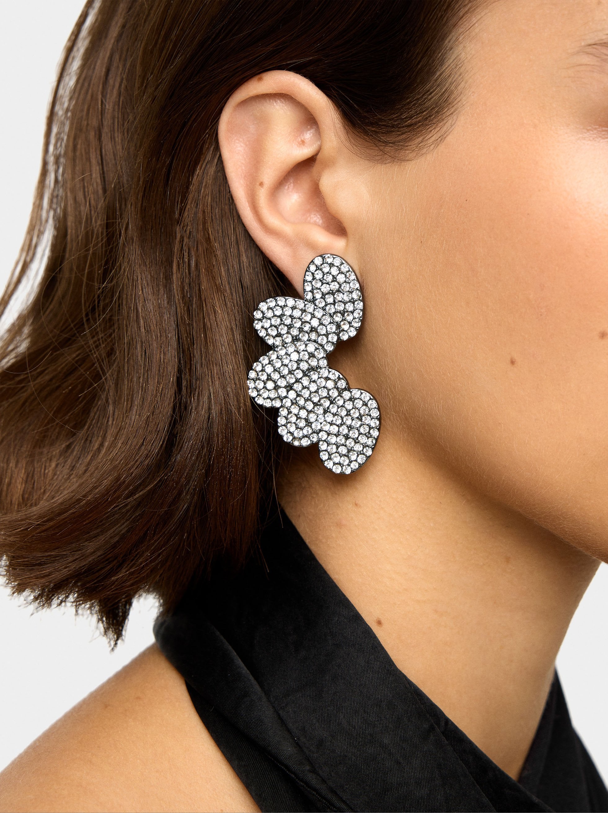 Pendientes Plateados Maxi