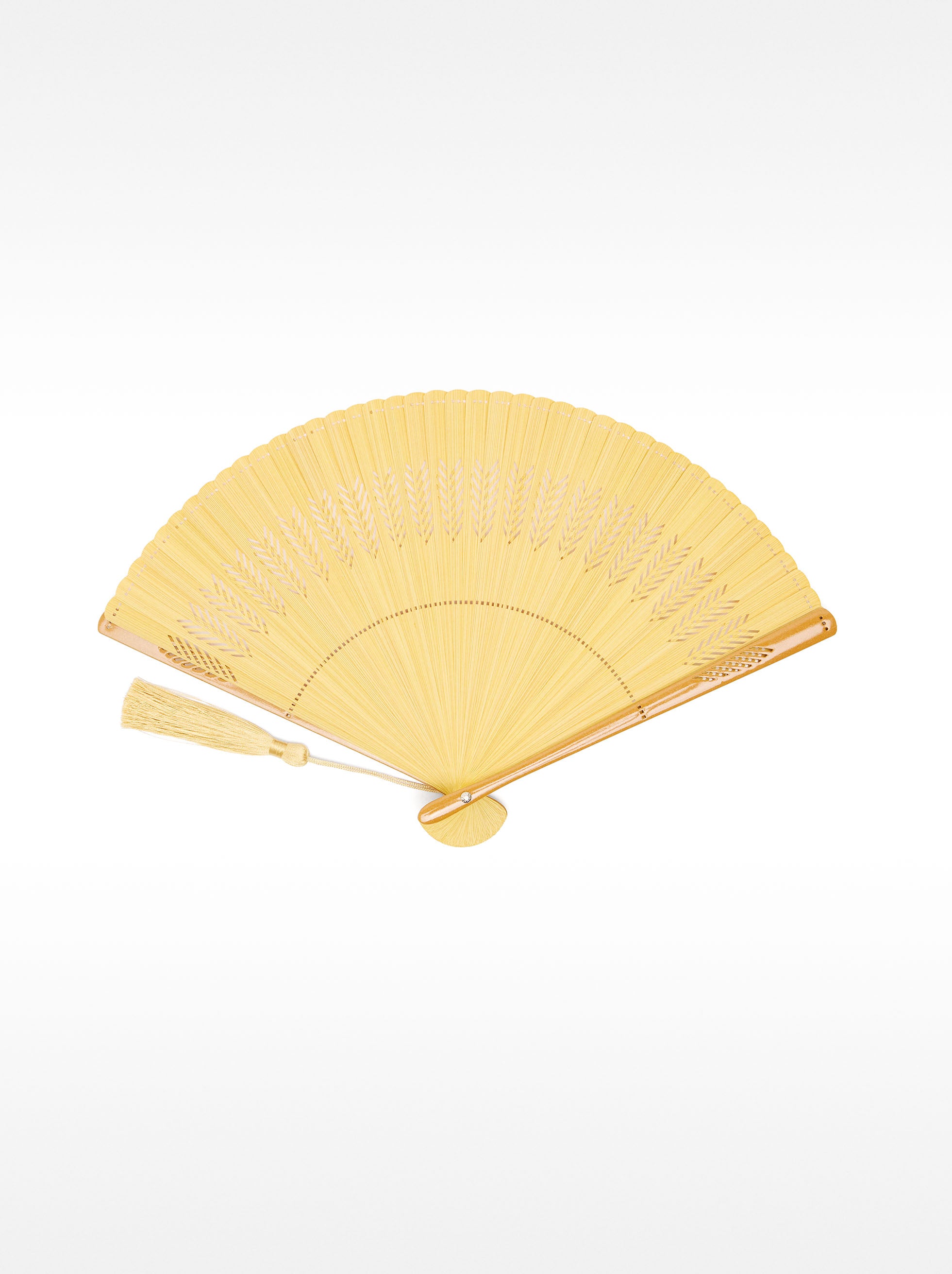 Abanico Bambú Con Perforado