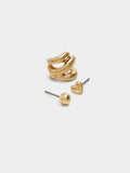 Set De Pendientes De Oro