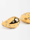 Pendientes De Gota Con Cristales - Acero Inoxidable