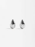 Pendientes De Gota Con Cristales - Acero Inoxidable
