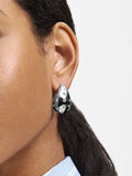 Pendientes De Gota Con Cristales - Acero Inoxidable