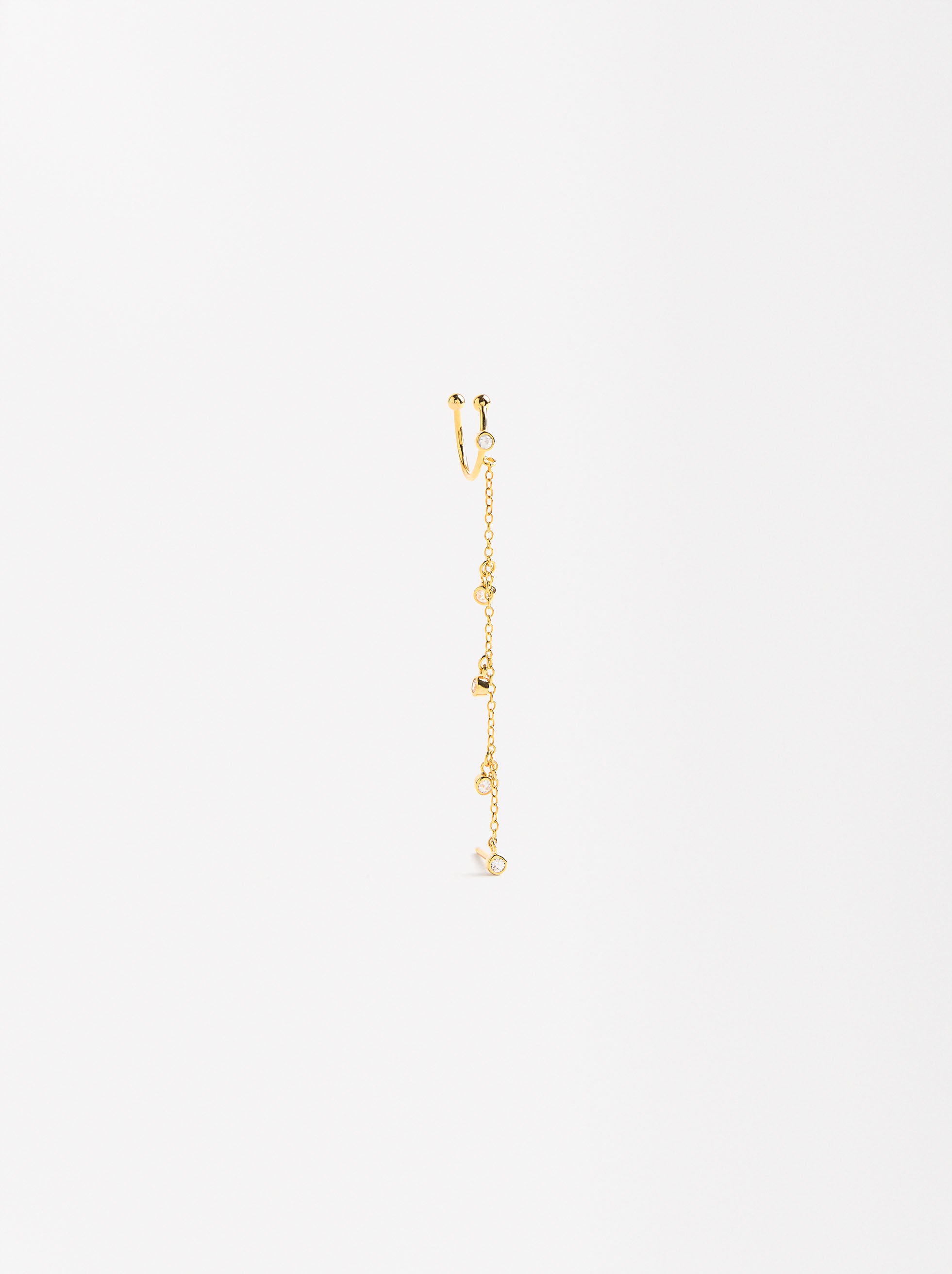 Pendientes Con Circonitas - Plata De Ley 925