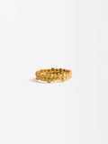 Anillo Dorado - Plata De Ley 925