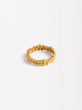 Anillo Dorado - Plata De Ley 925