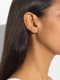 Pendientes Con Circonitas Y Perlas - Plata De Ley 925