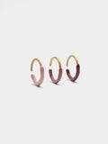 Set De Anillos Con Esmaltado