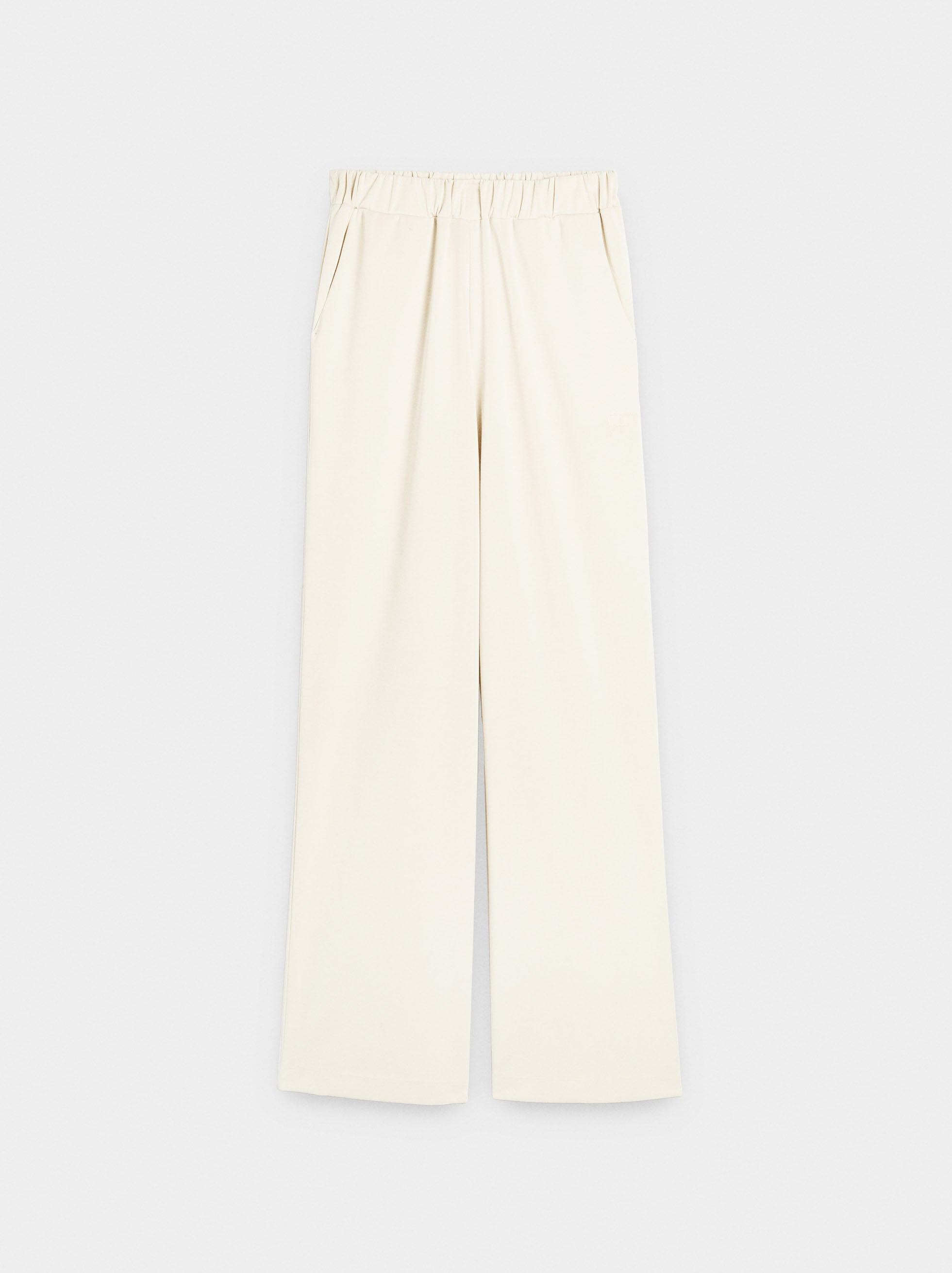Pantalón Fluido Con Cintura Elástica