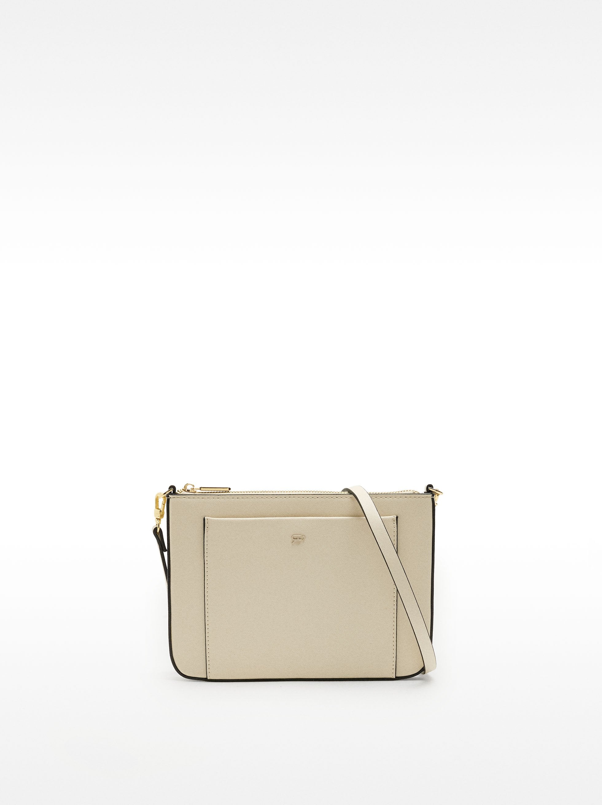 Bolso Bandolera Con Textura