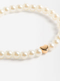 Pulsera De Perlas Con Corazón