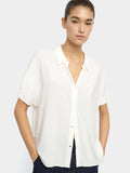 Camisa De Manga Corta Con Dobladillo