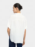 Camisa De Manga Corta Con Dobladillo