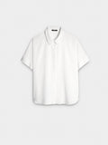 Camisa De Manga Corta Con Dobladillo