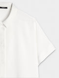Camisa De Manga Corta Con Dobladillo