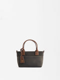 Bolso Tote Con Textura Suave M