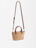 Bolso Tote Con Textura Suave M