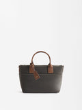 Bolso Tote Con Textura Suave L