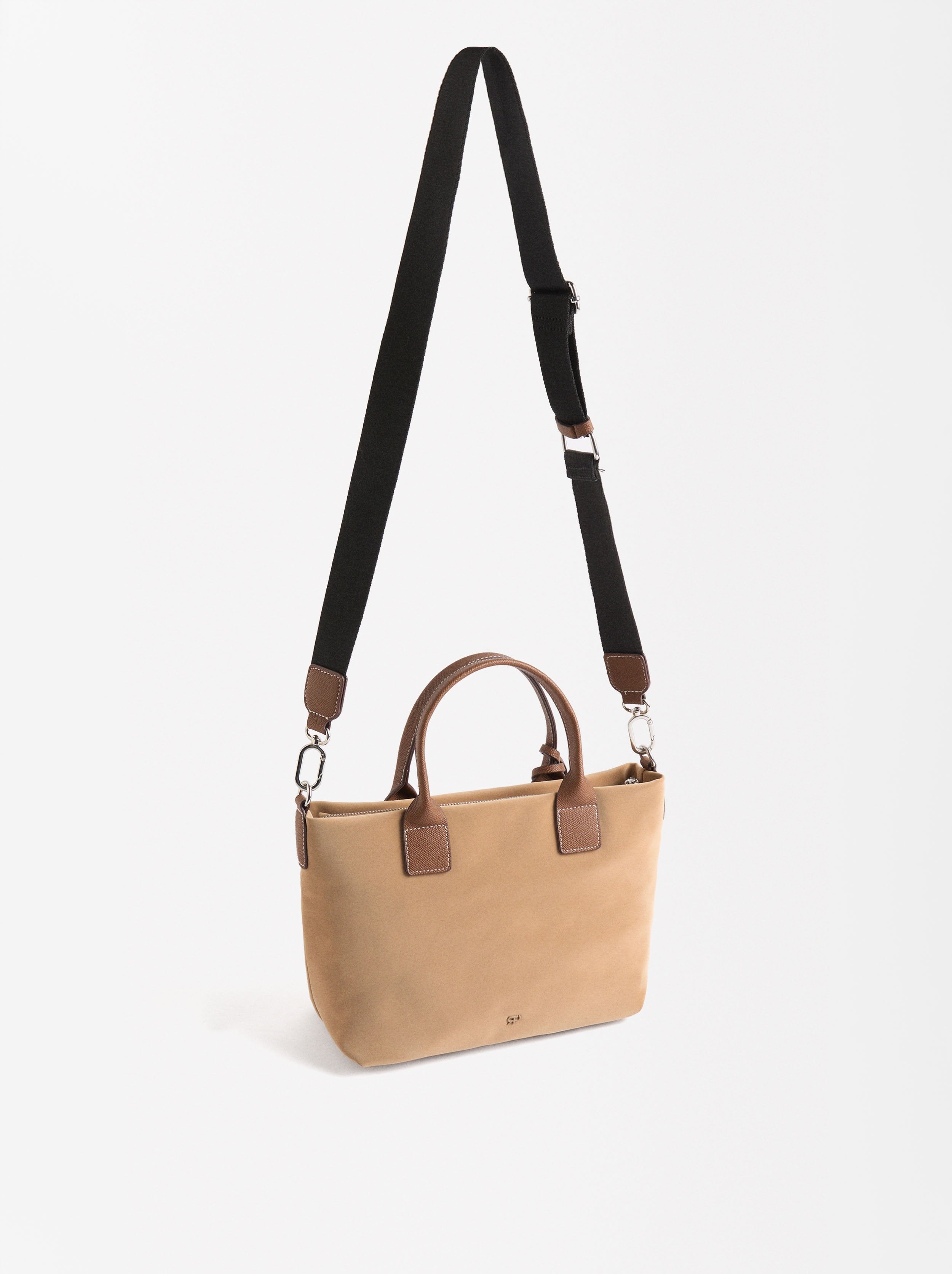 Bolso Tote Con Textura Suave L