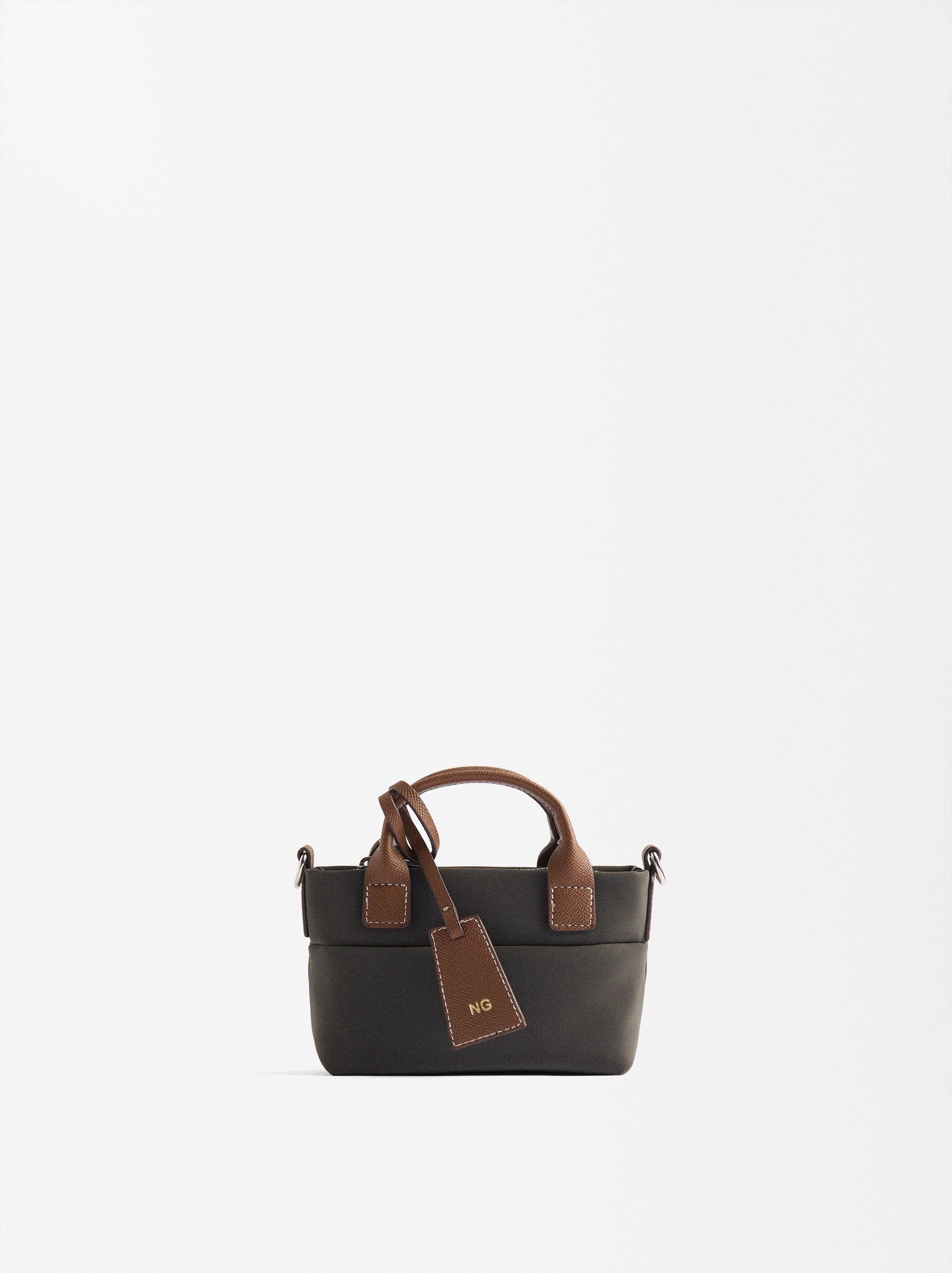 Bolso Tote Con Textura Suave Xs