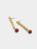 Pendientes Barra Con Cuenta