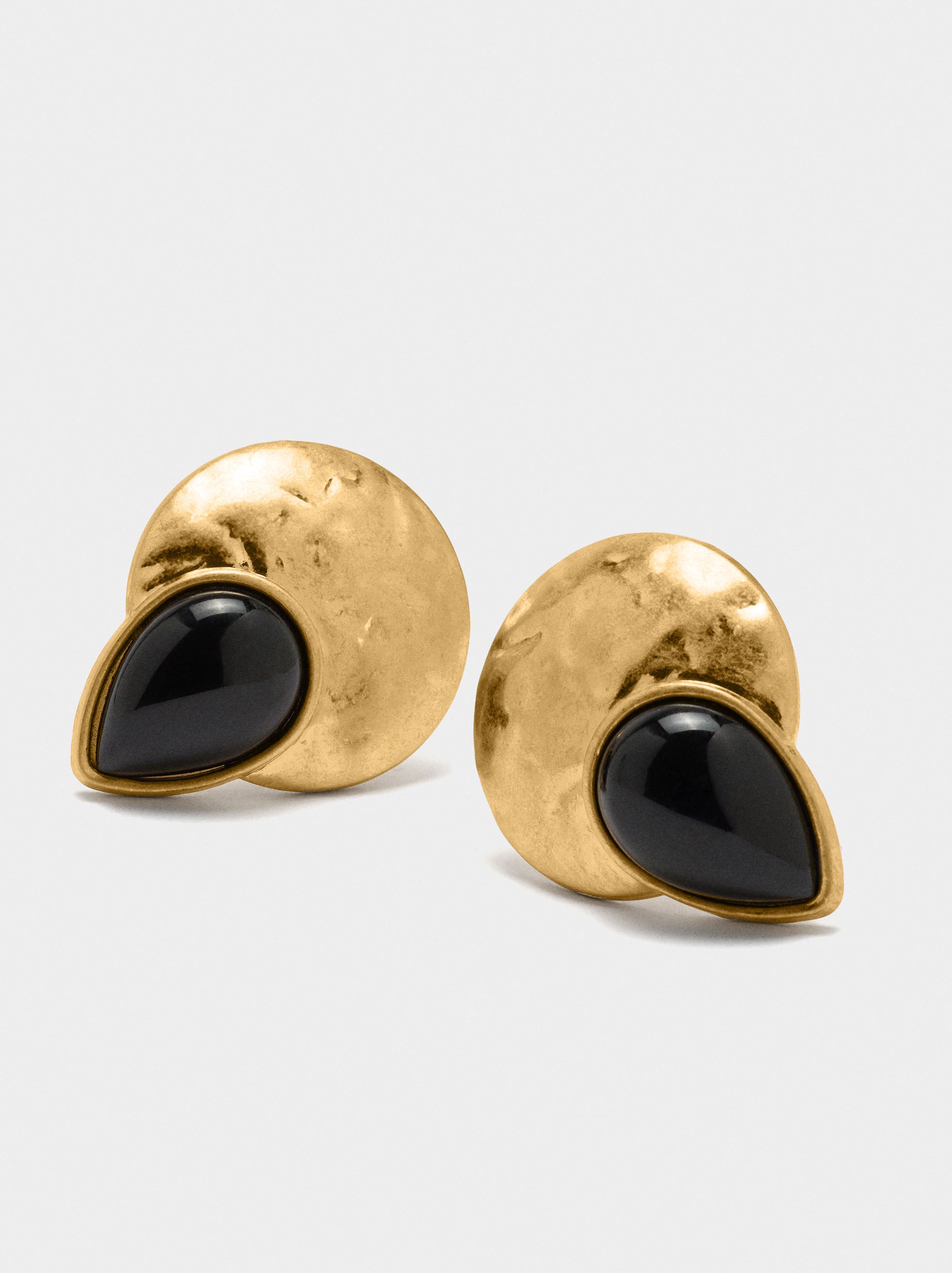 Pendientes Redondos De Resina