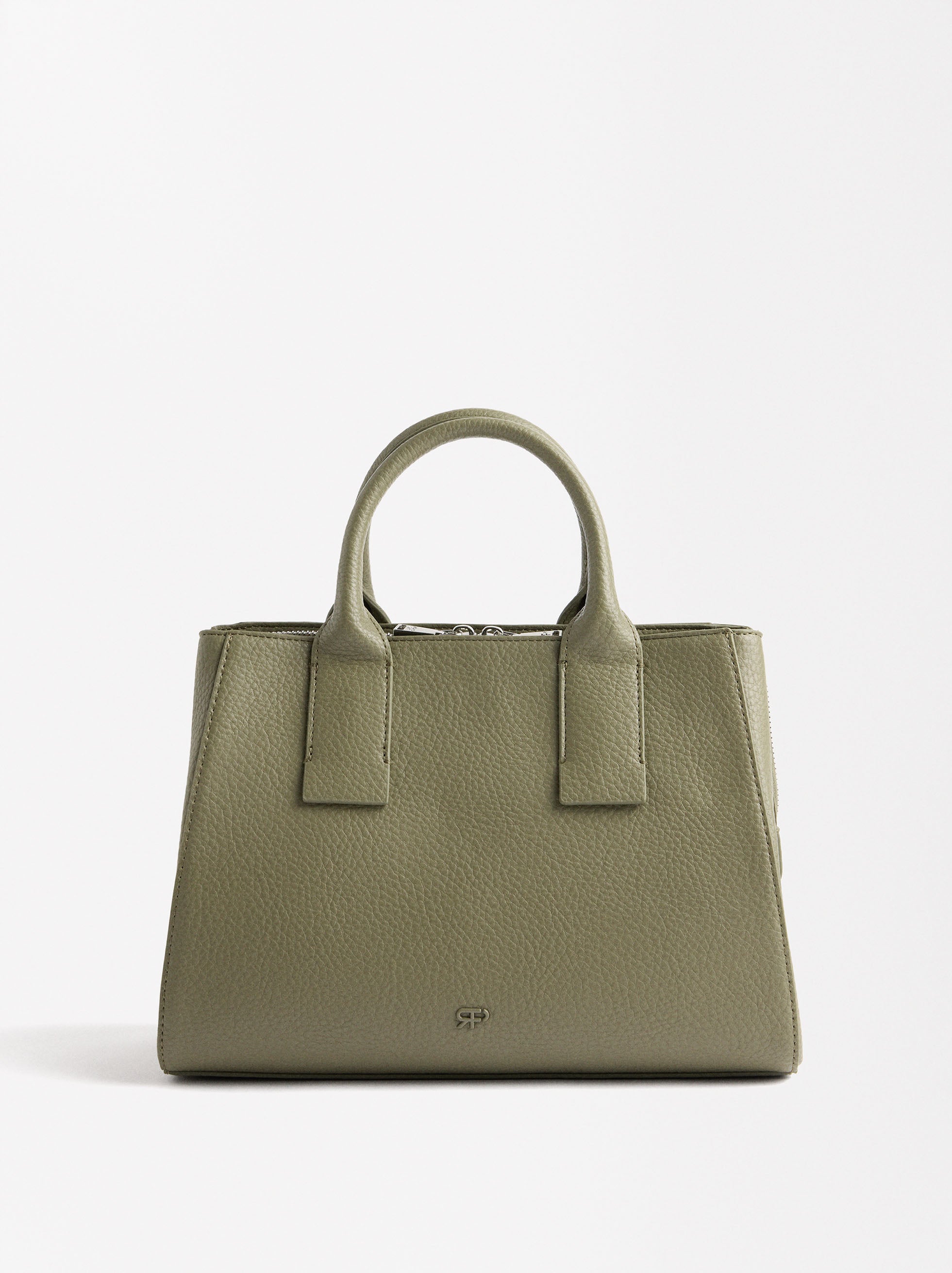 Bolso Tote Con Textura